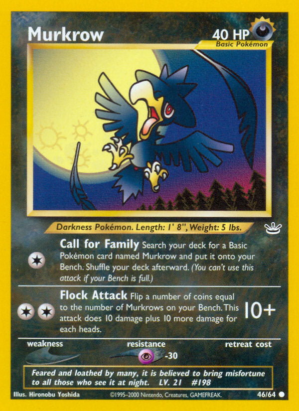 Neo Revelation Murkrow #46/64 unlimited